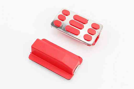 Гумка підніжки "ХРОМ" к-кт 2шт, червоний Киев