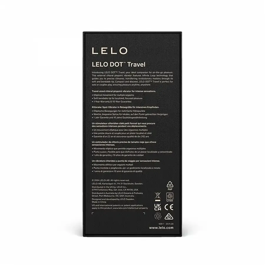 Кліторальний вібратор LELO DOT Travel Pink Львів - фото 4