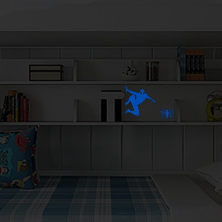 Фосфорная наклейка Человек Паук 10 на 10 см голубой Киев - изображение 3