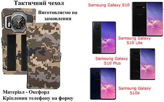 Тактический чехол для Oukitel P1 Pro, крепится к снаряжению на липучке Киев