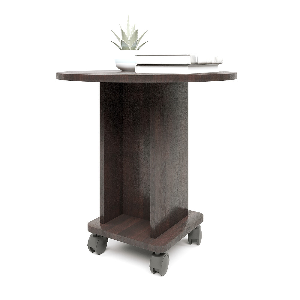 Стіл журнальний на колесах Еверест Візит венге темний (DTM-2128) Львів - фото 1