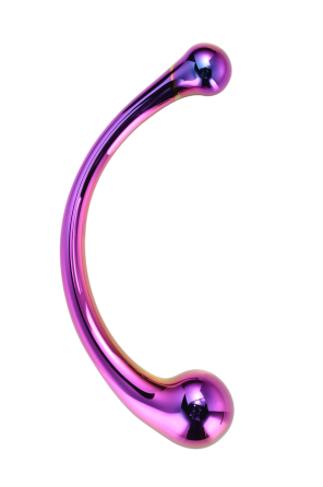 DT21835 Вигнутий скляний фалоімітатор Dream Toys GLAMOUR GLASS CURVED WAND Sex Aura Київ