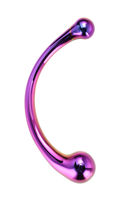 DT21835 Вигнутий скляний фалоімітатор Dream Toys GLAMOUR GLASS CURVED WAND Sex Aura Київ - фото 1