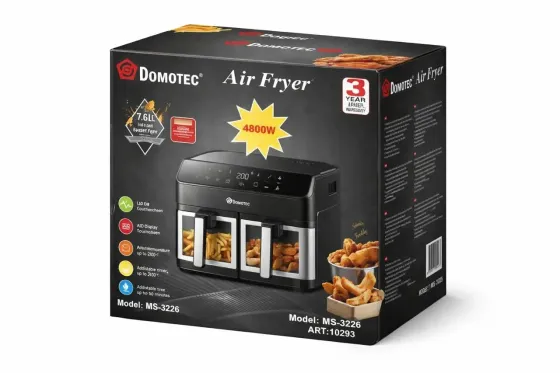 Аерофритюрниця DOMOTEC Air Fryer MS-3226, 4800 Вт Одеса