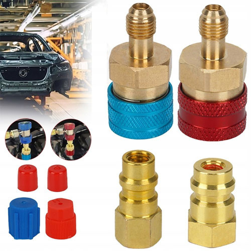 Комплект з 2х муфт адаптерів БРС з R1234yf на R134a для автокондиціонерів Вінниця - фото 2