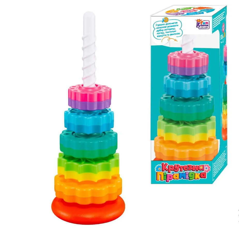 Пірамідка Game Club яскрава Крутезна пірамідка на 5 кілець (28948) Чернигов - изображение 1