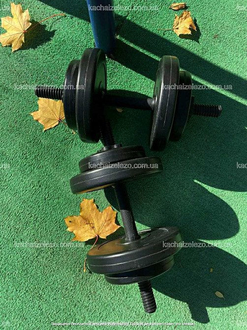 Гантелі набірні 2 по 8 кг з ABS покриттям Гантелі, гирі, штанги та диски бітумні Київ - фото 6