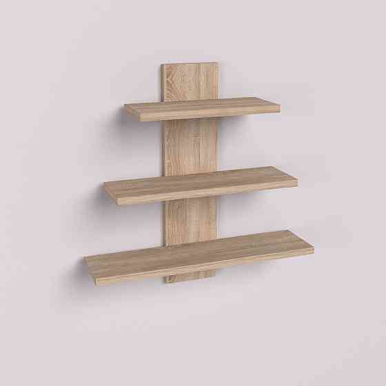 Полка навесная П-1, Дуб Сонома, 500/140/500 Львов