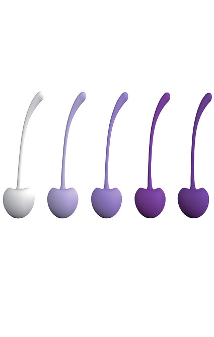 Набір вагінальних кульок Cherries Set вага: 28, 38, 56, 85, 107 Sex Aura Київ - фото 6
