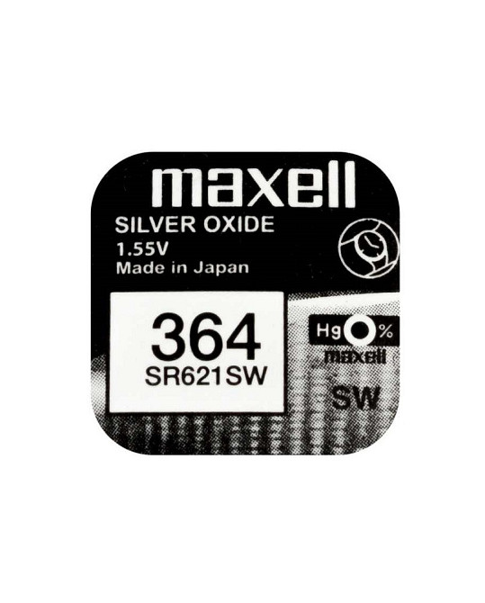 Батарейка MAXELL SR621SW 1PC EU MF (364) A 1шт (M-18292700) Київ - фото 3