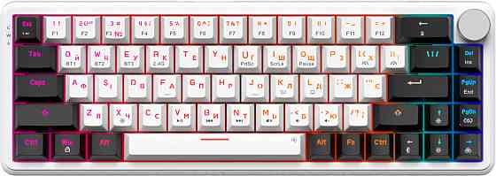 Клавіатура бездротова GamePro Asgard Valhalla MK210W Pro White ( 10284 ) Харьков