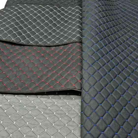 Накидки сиденье антара черные (передние) ромб, черная нитка на Мукачево