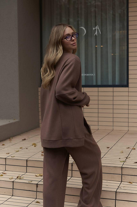 Женский теплый базовый костюм двойка из двухсторонней ангоры Одесса - изображение 10