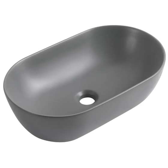 Раковина накладна Mixxus Premium ELLIPSE-0109 GRAY 500x300x140mm   ( MP6653 ) 32826 Харьков
