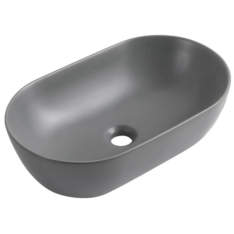 Раковина накладна Mixxus Premium ELLIPSE-0109 GRAY 500x300x140mm   ( MP6653 ) 32826 Харьков - изображение 1