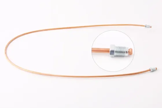 Трубка гальма d 5мm мідна 1000 мм штуцер 10*1.0 Вінниця