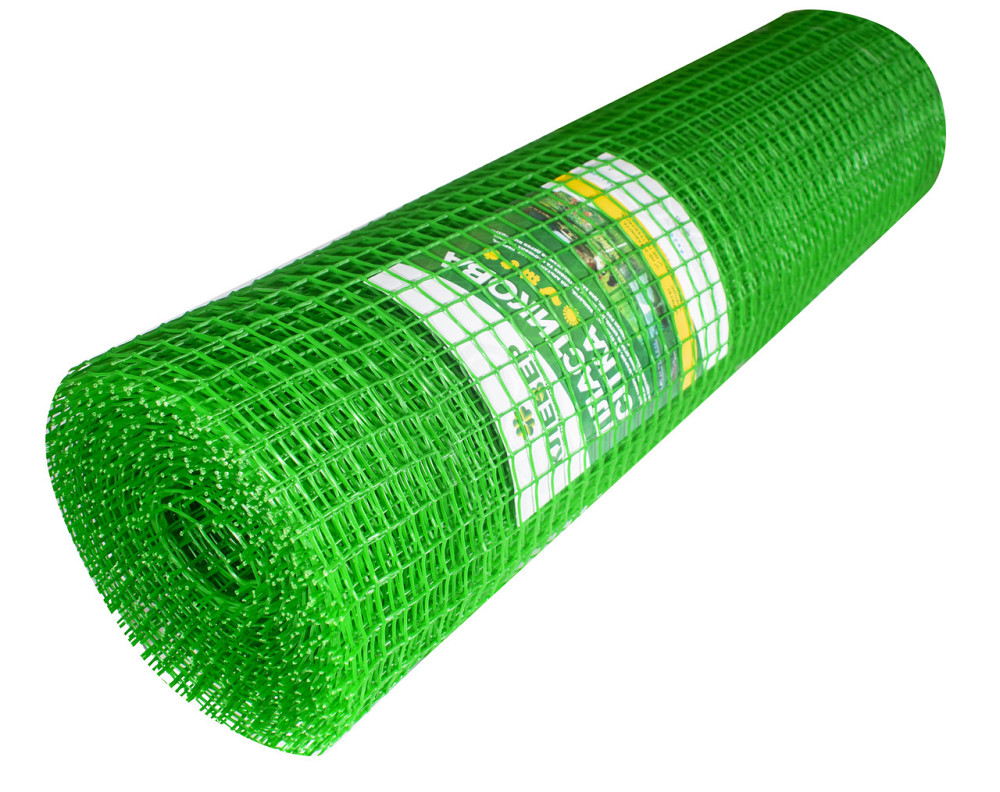 Сітка 20*20  пластикова 1.0х20 м (зелена)  садова сітка Дніпро - фото 1