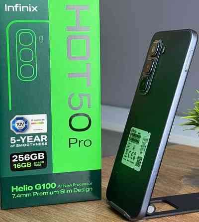 Смартфон Infinix Hot 50 Pro 8/256Gb. NFC 120Hz. Black. Київ