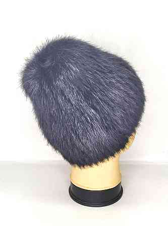 Шапка женская меховая Виктория з нутрии Черный Харьков