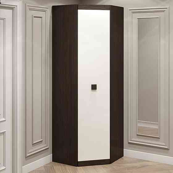 Шкаф угловой Эверест Соната-700 венге темный + белый (DTM-2316) Львов