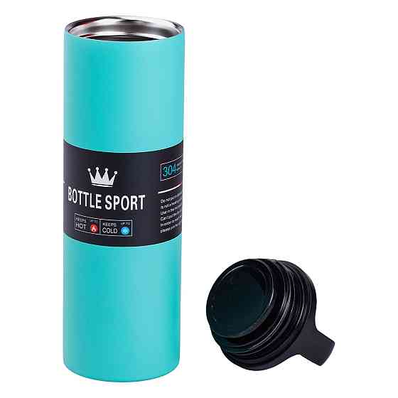 Yiwu Термос металевий 500 мл Bottle Sport з вакуумною ізоляцією м'ятний HPGM5009M Киев