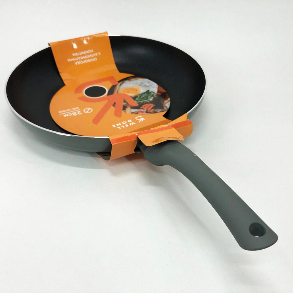 Сковорода качественная на плиту WELL, Удобная сковорода для индукционной плиты, Сковородки без масла OC-23 Львов - изображение 10