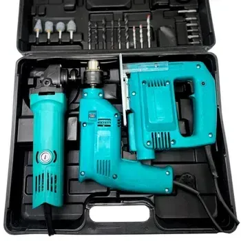 Набор инструментов 3в1 Дрель, Лобзик, Болгарка с набором сверл и бит Коломия - фото 2