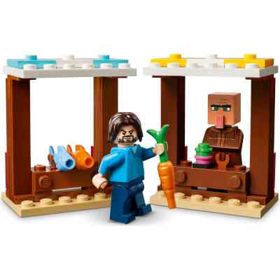 Конструктор LEGO Minecraft Напад на село з повітряною кулею Ґаст (21273) Вінниця