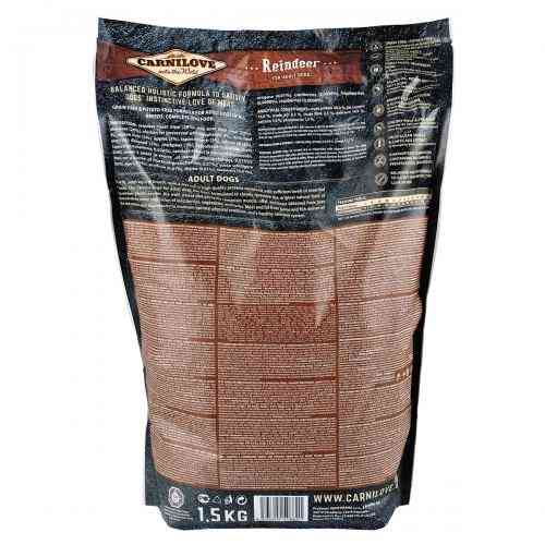 Корм сухой Carnilove Adult Raindeer для взрослых собак всех пород с северным оленем 1,5 кг Киев