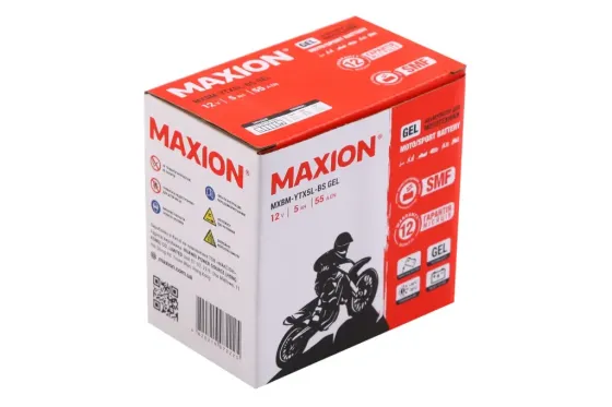 Аккум. батарея Мото 12В 5 Ач «Maxion» гелевий (низький) Вінниця