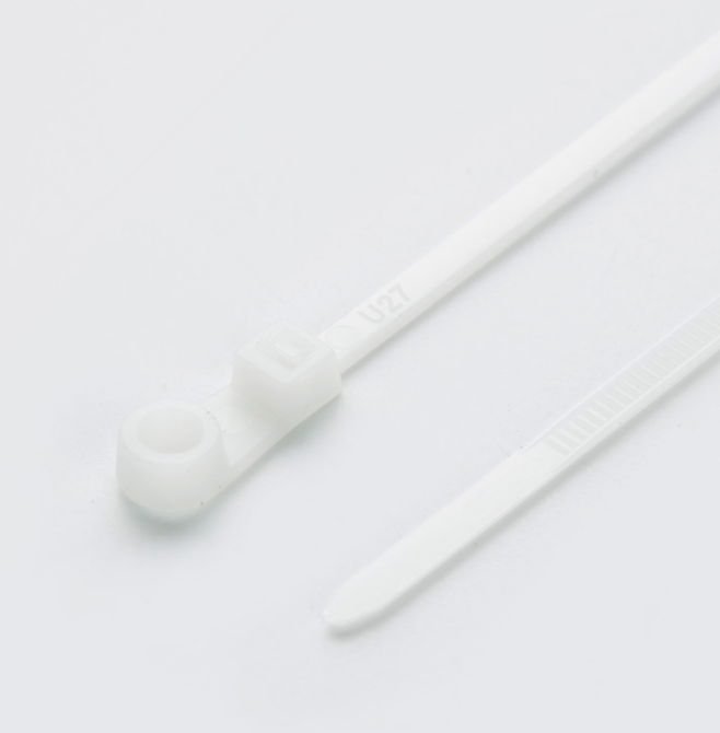 Хомут пластиковий 4,0*150мм з кільцем білий 100шт/уп APRO Житомир - изображение 2