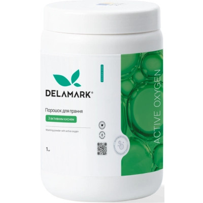 Пральний порошок DeLaMark З активним киснем 1 кг (4820152333582) Вінниця - фото 1