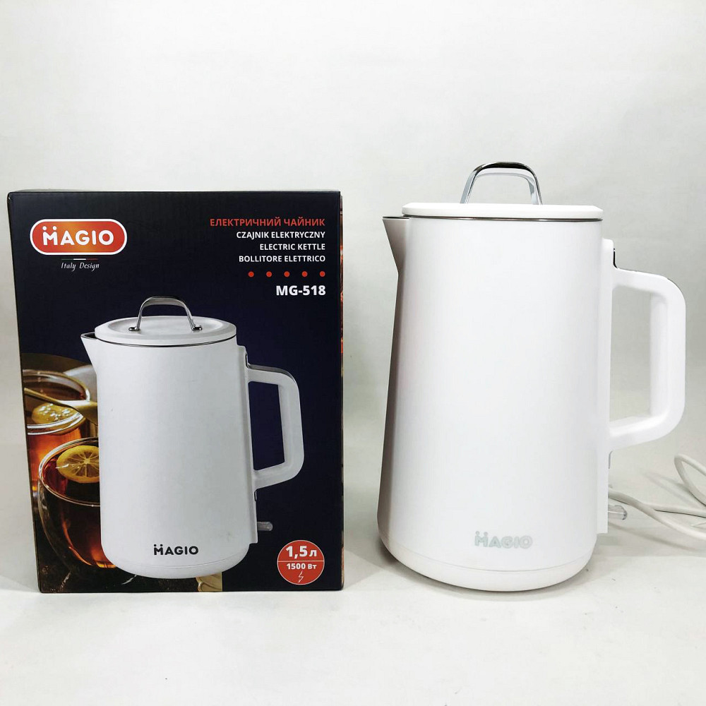 Тихий чайник, Потужний кухонний чайник, Сучасний електрочайник для дому, Електрочайник відмінний LU-77 Івано-Франківськ - фото 9