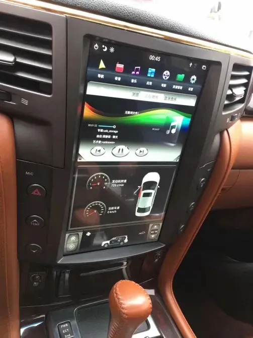 Магнітола головний пристрій Lexus Lx 570 Tesla style Тесла стиль Тернопіль - фото 1