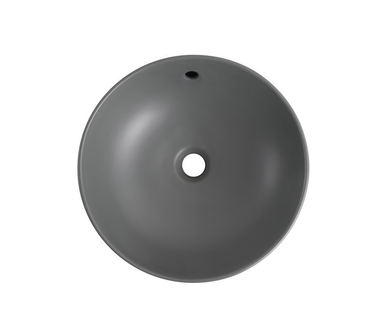 Раковина накладна Mixxus Premium TOPPER-0201 GRAY 410x410x165mm з переливом   ( MP6649 ) 34726 Харьков - изображение 7