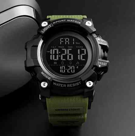 Мужские спортивные часы Skmei 1384 Зеленый Киев