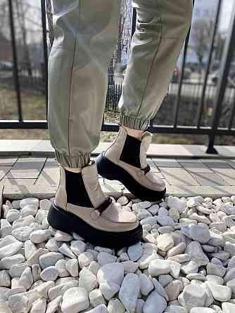 Черевики жіночі ARLEN капучино натуральна шкіра 37р.-40р. (4346) Коломыя