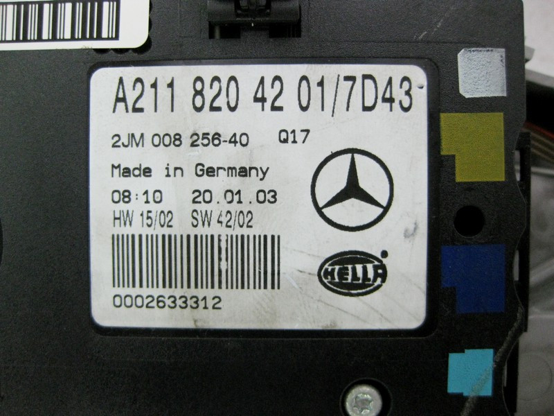 Mercedes-Benz  A2118204201 7D43 Плафон стельовий передній сірий E-Class W211 Одеса - фото 3