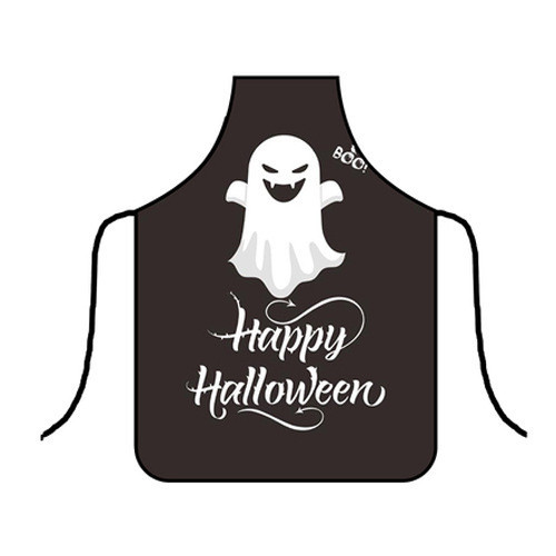 Фартук с приколом для Хэллоуин 75 на 55 см черно-белый Киев - изображение 1