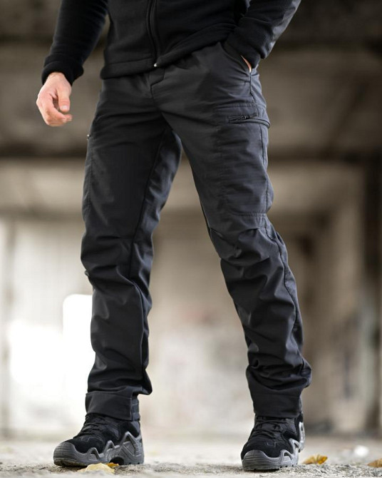 Тактический костюм Softshell 5в1 LUNAR черный ТР6407 Одесса - изображение 19