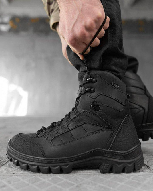 Зимние тактические ботинки Extreme black ВТ0471 Одесса - изображение 8