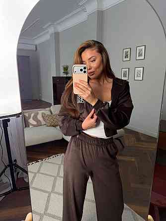 Жіночий велюровий костюм на блискавці Харків