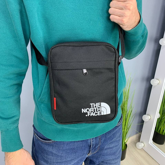 Мужская сумка через плечо The North Face, барсетка вместительная текстильнаяMasterSem Киев - изображение 2