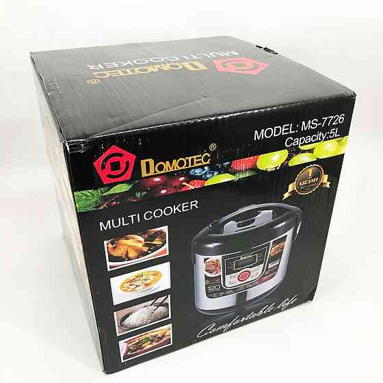 Мультиварка пароварка якісна Domotec MS-7726 5 л 1500 Вт, Мультиварка для LZ-636 приготування їжі Київ