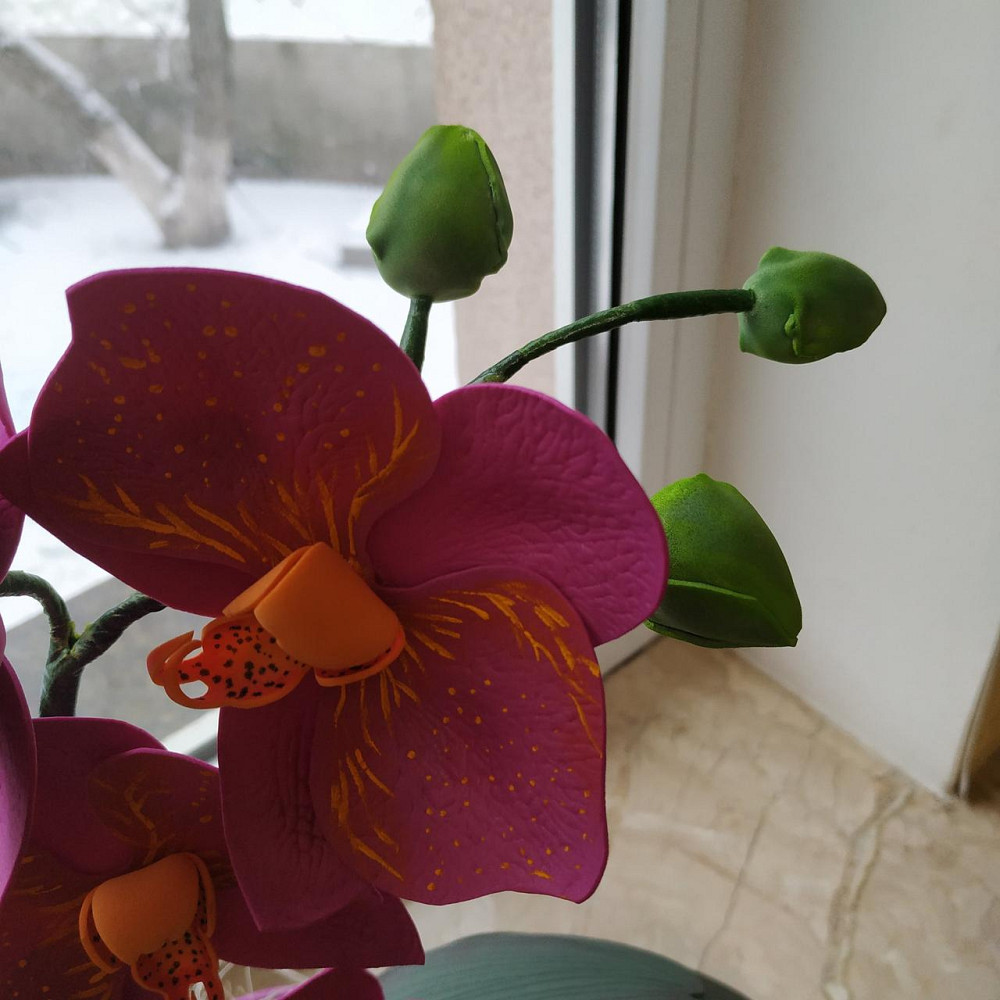 Світильник-нічник "Орхідея бузкова" Дніпро - фото 8