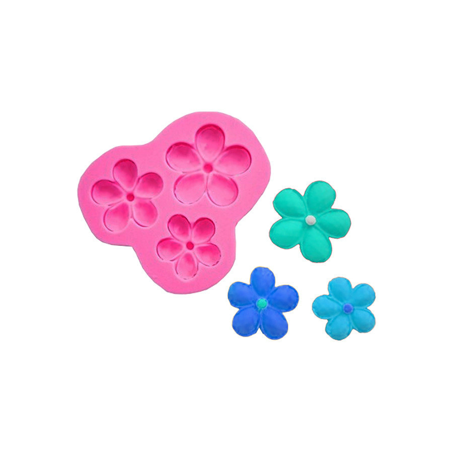 Молд для квітів 75 на 67 мм рожевий Київ - фото 6