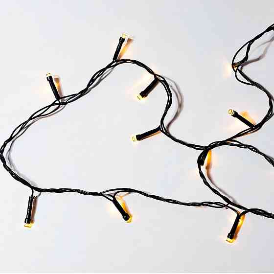 Гірлянда новорічна 22 м, 220 LED, жовтий світло Київ