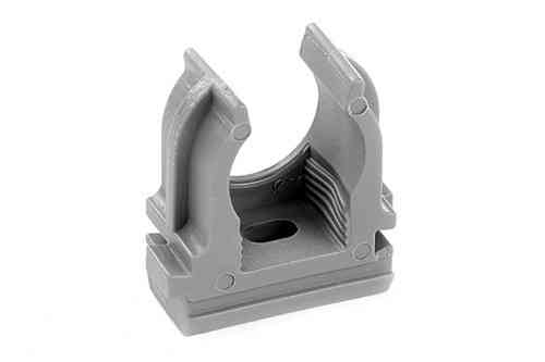 Кліпса для гофри під монтажний пістолет 16 мм сіра (пач. 100шт.) APRO Рівне