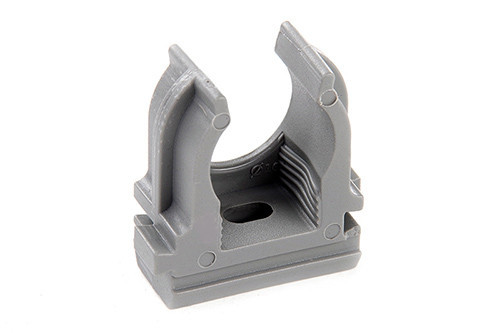 Кліпса для гофри під монтажний пістолет 16 мм сіра (пач. 100шт.) APRO Рівне - фото 1