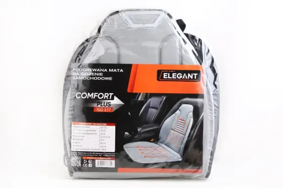 Накидка на сидіння з підігрівом Elegant 96x46см сірий Вінниця